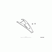 Схема вузла: Leather tank belt (plain) для Honda VTX1300