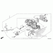 Схема вузла: Дросельна заслонка для Honda GL1800 Gold Wing