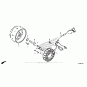 Схема вузла: Генератор для Honda CMX300 Rebel