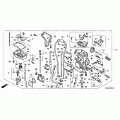 Схема вузла: Карбюратор для Honda CRF250 CRF250X