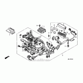 Схема вузла: Wire harness (cbr1000rr) для Honda CBR1000 CBR1000RR Fireblade