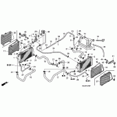 Схема вузла: Радіатор для Honda GL1800 Gold Wing