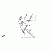 Схема узла: Подставка для Honda NRX1800 Valkyrie Rune