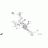 Схема вузла: Air injection cont. valve для Honda CBR900RR CBR954RR Fireblade
