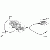 Схема узла: Auto cruise для Honda GL1800 Gold Wing