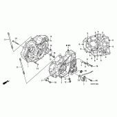 Схема узла: Картер двигателя для Honda CBF125