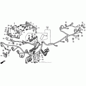 Схема вузла: Електрообладнання для Honda CBR1000 CBR1000F Hurricane