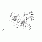 Схема узла: Водяной насос для Honda NT700 Deauville