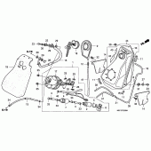 Схема вузла: Паливний бак для Honda FJS400 Silver Wing