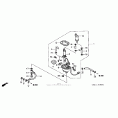 Схема узла: Топливный насос (1) для Honda CBR900RR CBR929RR Fireblade
