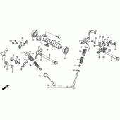 Схема вузла: Шток для Honda XR250
