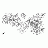Схема узла: Trunk box (1) для Honda GL1500 Gold Wing Special Edition