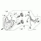 Схема узла: Фара для Honda FJS400 Silver Wing