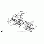 Схема вузла: Pocket для Honda CTX700