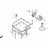 Схема вузла: Масляний піддон для Honda CBR600 CBR600F Smokin Joe s Edition