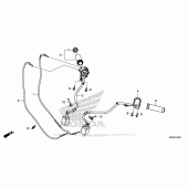 Схема вузла: Пульт управління рульовой & Тросик для Honda GL1800 Gold Wing Valkyrie