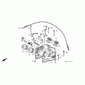 Схема вузла: Клапанна кришка для Honda XR600