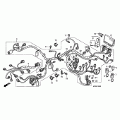 Схема узла: Электрооборудование (ST1300) для Honda ST1300 Pan-European