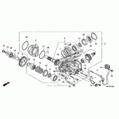 Схема узла: Cross shaft для Honda VT750 Shadow Spirit