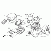 Схема вузла: Повітряний фільтр для Honda XL1000V Varadero