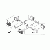 Схема вузла: Поворотники для Honda NX650 Dominator