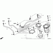 Схема вузла: Паливний насос для Honda VT750 Shadow Aero