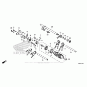 Схема вузла: Gearshift Drum (2) для Honda CRF1000 Africa Twin DCT