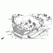 Схема узла: Фара для Honda GL1500 Gold Wing Special Edition
