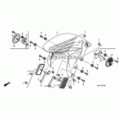 Схема вузла: Переднє крило для Honda CBR600 CBR600RR