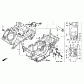 Схема узла: Картер двигателя для Honda RVT1000R RVT RC51