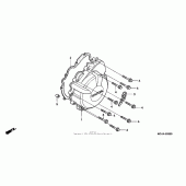 Схема узла: Крышка генератора для Honda CBR900RR CBR929RR Fireblade