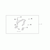 Схема вузла: Зад. carrier для Honda CBF600