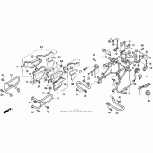 Схема вузла: Захист двигуна для Honda GL1500 Gold Wing Special Edition