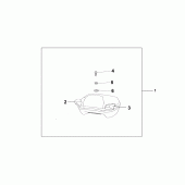 Схема вузла: Pillion arm rest set для Honda ST1300 Pan-European