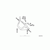 Схема вузла: Нижній обтічник для Honda VTX1300