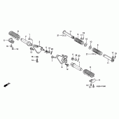 Схема вузла: Підніжки для Honda VT125 Shadow