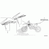 Схема вузла: Mark для Honda CRF250 CRF250R