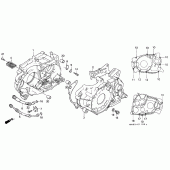 Схема вузла: Картер двигуна для Honda NX650 Dominator