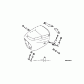 Схема вузла: Headlight cowl для Honda VTX1300