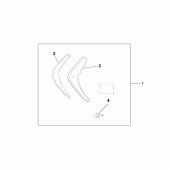 Схема вузла: Side visor для Honda FJS400 Silver Wing