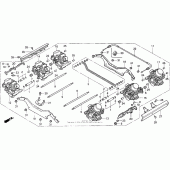 Схема вузла: Карбюратор в зборі для Honda GL1500 Valkyrie Interstate