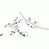 Схема вузла: Кермо для Honda XR250