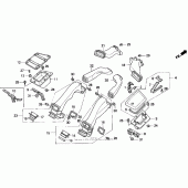 Схема вузла: Air duct для Honda GL1500 Gold Wing Special Edition