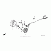 Схема вузла: Генератор для Honda CRF250 CRF250R