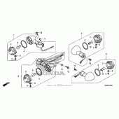 Схема узла: Поворотники для Honda VT750 Shadow RS