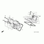 Схема вузла: Клапанна кришка для Honda VTR1000 VTR SP-1