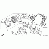 Схема узла: Фара (CB600F3/4/5/6) для Honda CB600F Hornet