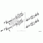 Схема вузла: Balancer shaft для Honda CTX1300