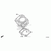 Схема узла: Цилиндр для Honda CRF250 CRF250L