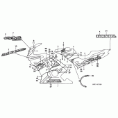 Схема вузла: Наклейки (CBR600FT) для Honda CBR600 CBR600F